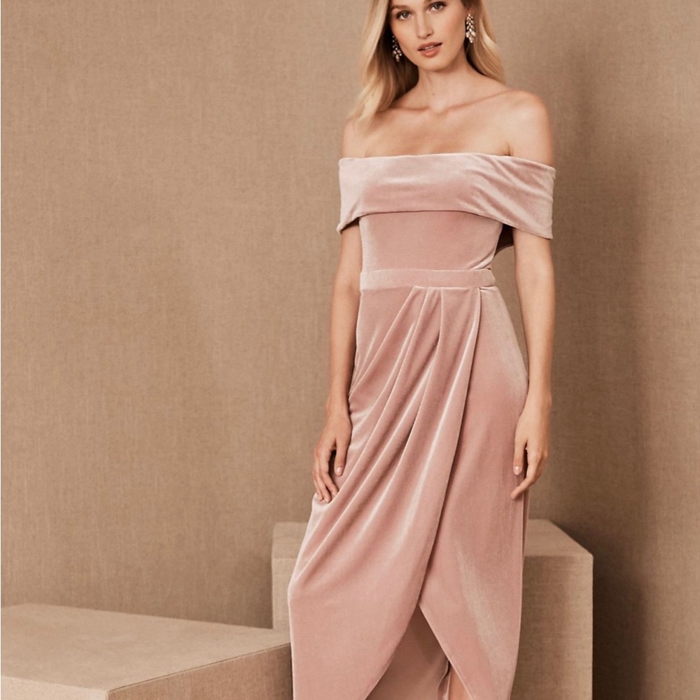 Formal velvet dress